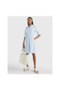robe-chemise-en-coton-raye