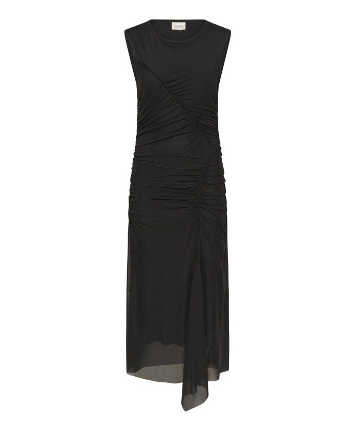 robe-noire-plissee-style-gzmenny