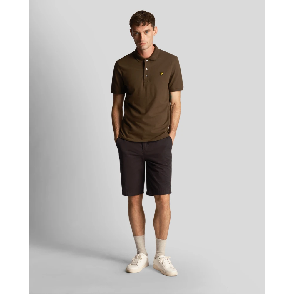 Lyle & Scott Chino Shorts Anfield Stijl Black Heren