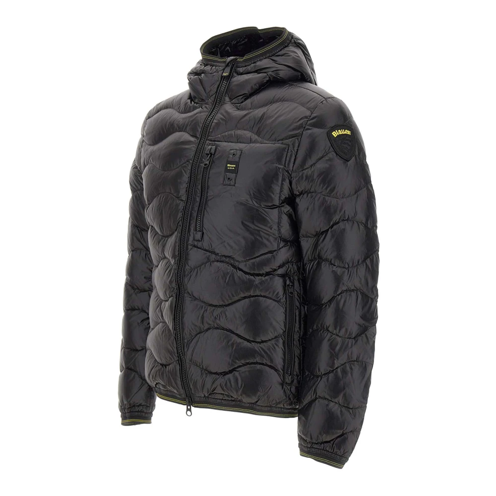 Blauer Jas Black Heren