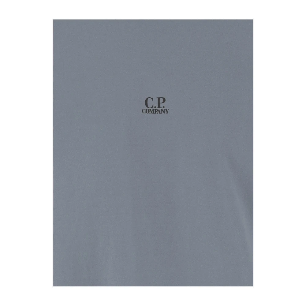 C.P. Company Katoenen Jersey Crew Neck T-shirt Gray Heren