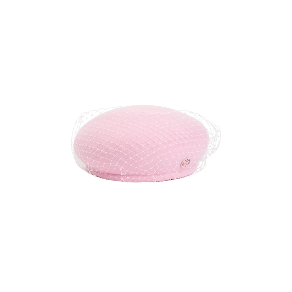 Maison Michel Bubblegum New Bonnie Wool Felt Hat Pink Dames