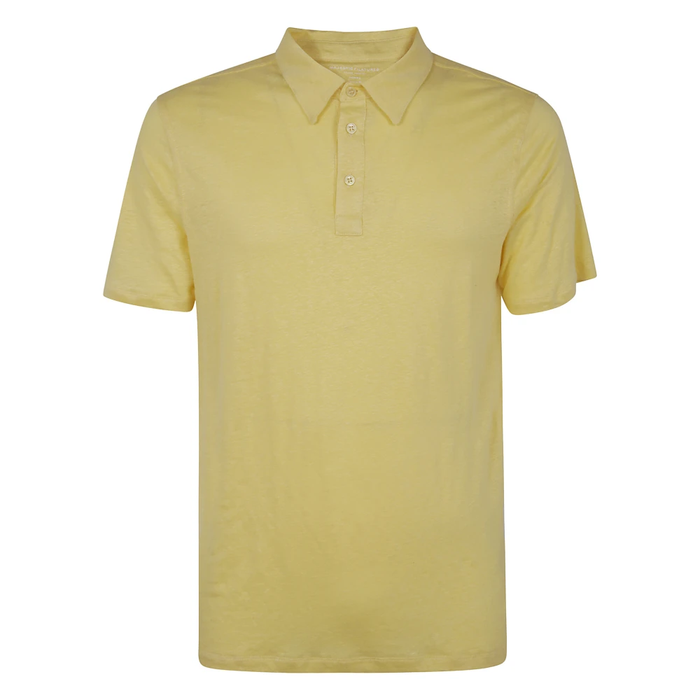 Majestic filatures Klassieke Polo Shirt Yellow Heren
