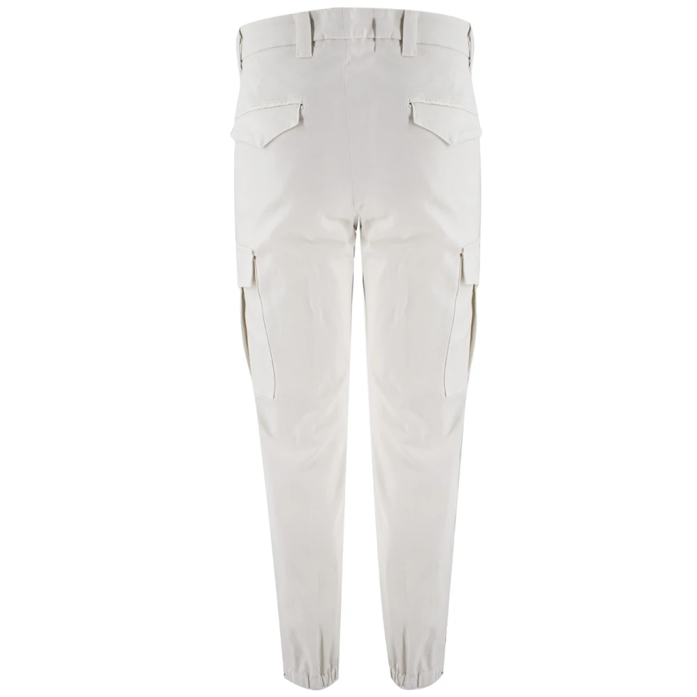Eleventy Cargo broek met elastische onderkant Beige Heren