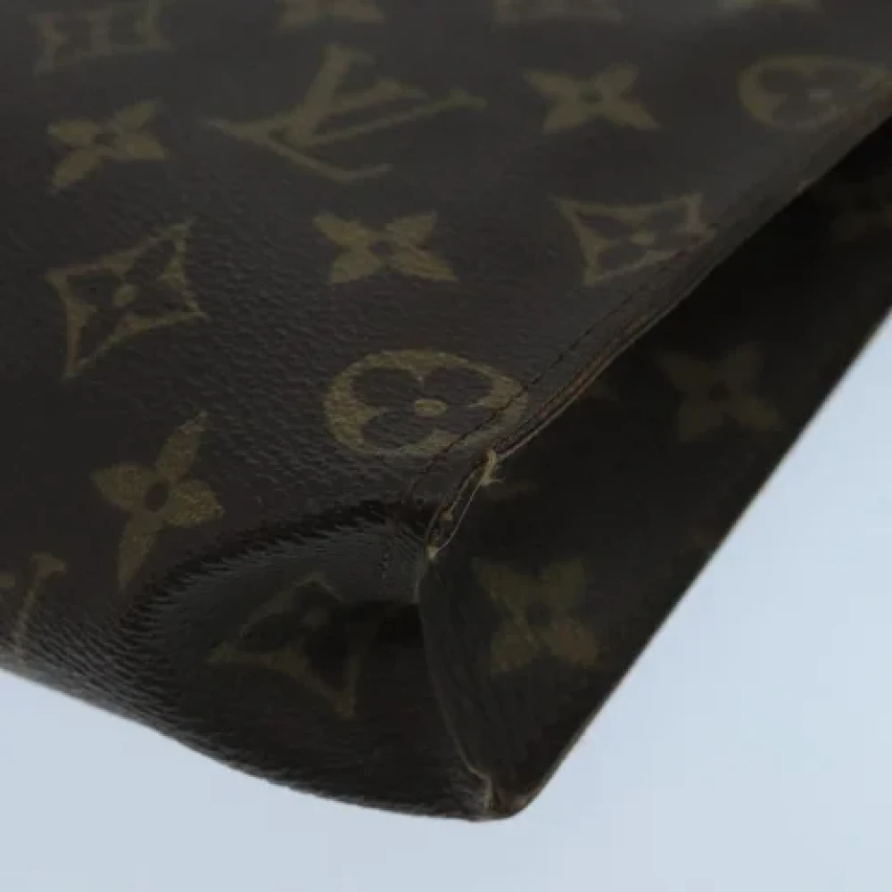 Louis Vuitton Vintage Pre-owned Canvas clutches Brown Dames