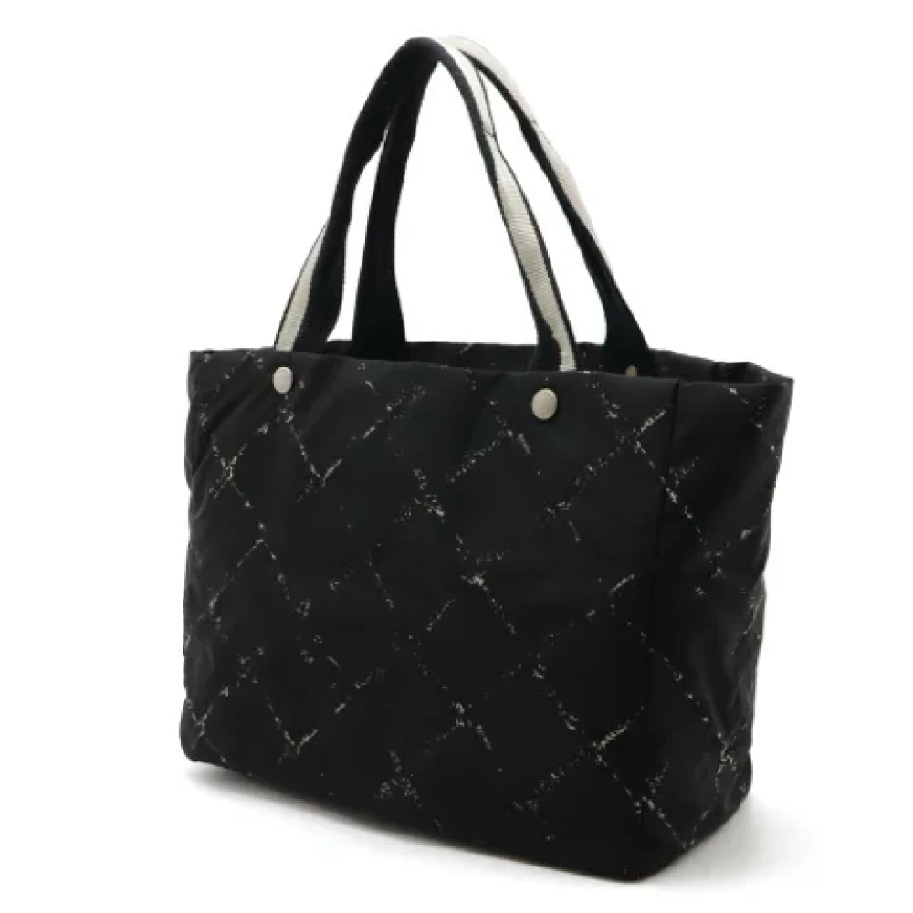 Chanel Vintage Pre-owned Nylon chanel-bags Black Dames