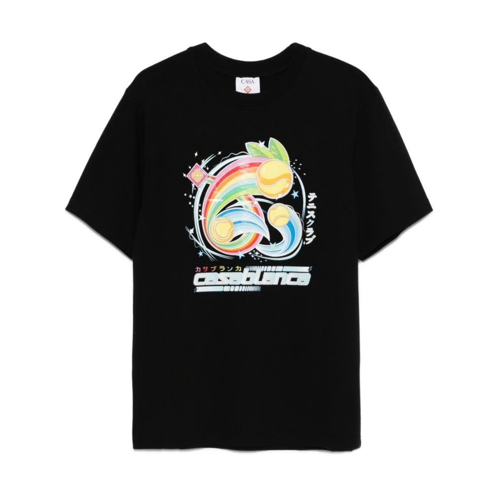 Casablanca Men's Black Stylish T-Shirt For