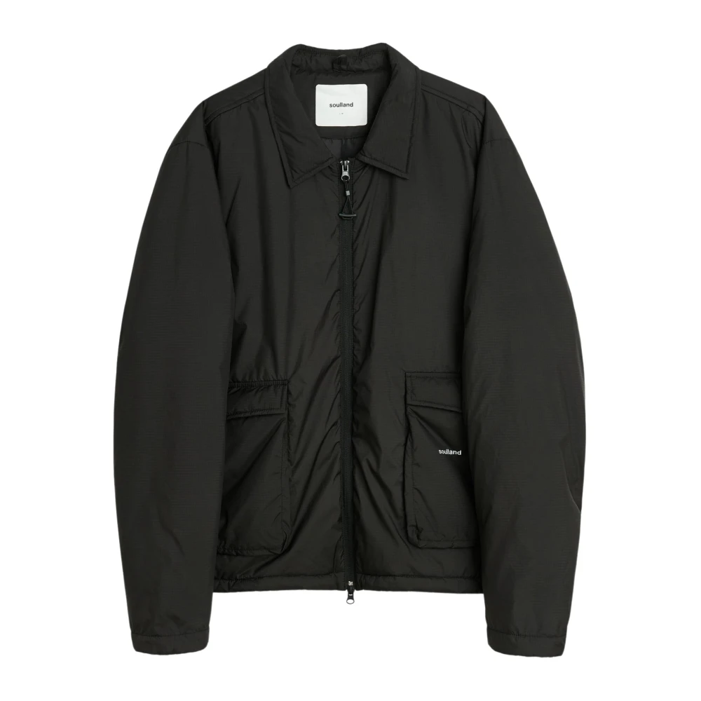 Soulland Gewatteerde Utility Jas Black Heren
