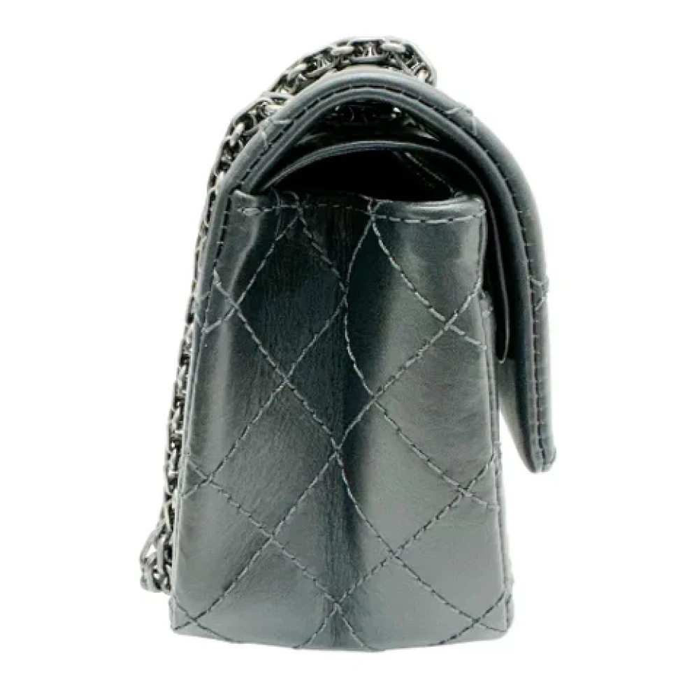 Chanel Vintage Pre-owned Fabric chanel-bags Gray Dames