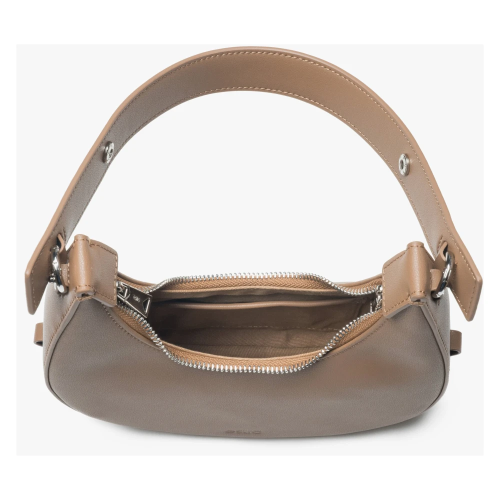 Estro Beige Halvmaanvormige Tas voor Vrouwen Beige Dames