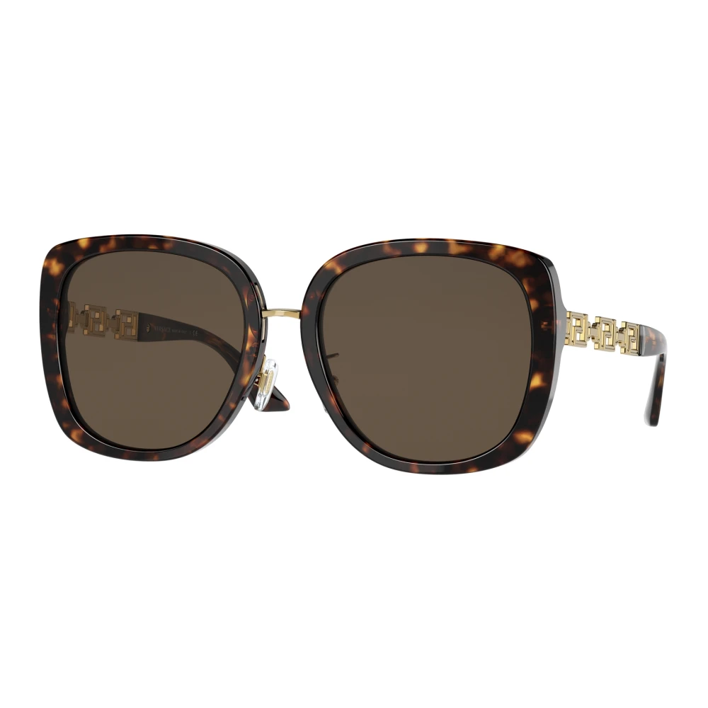 Versace Women's Brown Ve4407d 108/73 Woman Sunglasses Acetate Turtle Pillow Normal - Image 2
