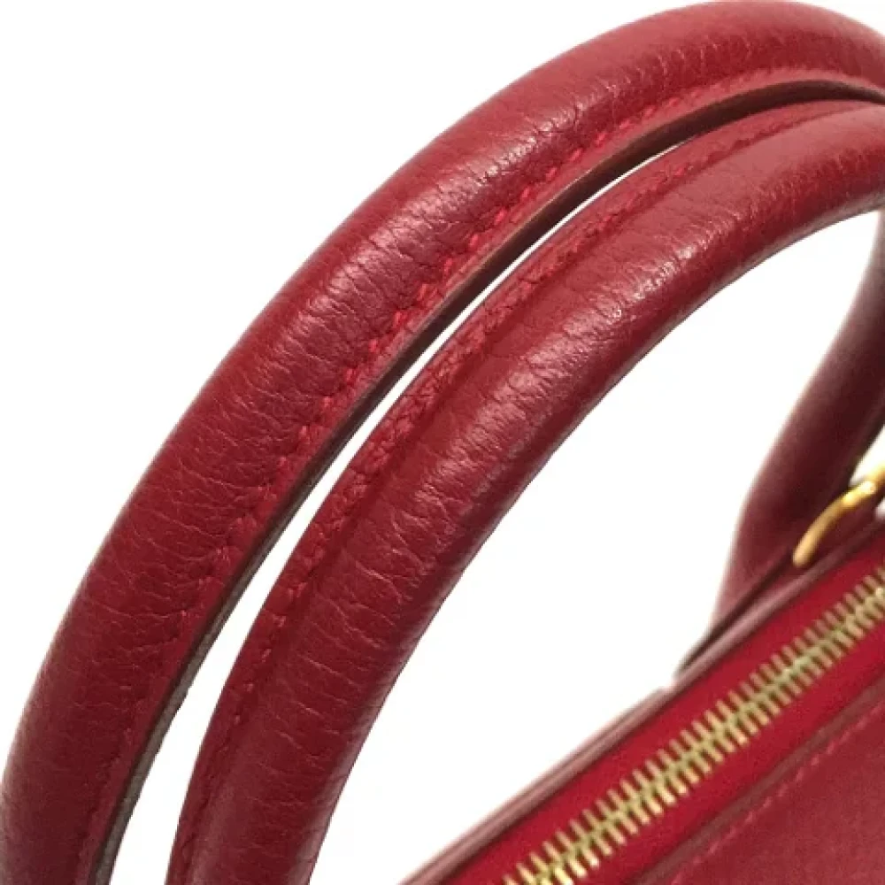 Hermès Vintage Pre-owned Canvas handbags Yellow Dames
