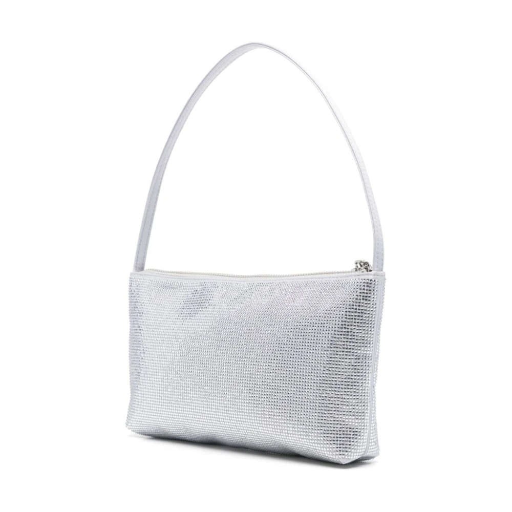 MC2 Saint Barth Strassy Zilveren Handtas met Strass Gray Dames