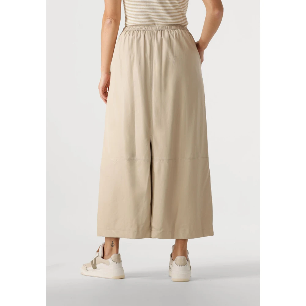 Nukus Zand Maxi Rok Charlotte Beige Dames