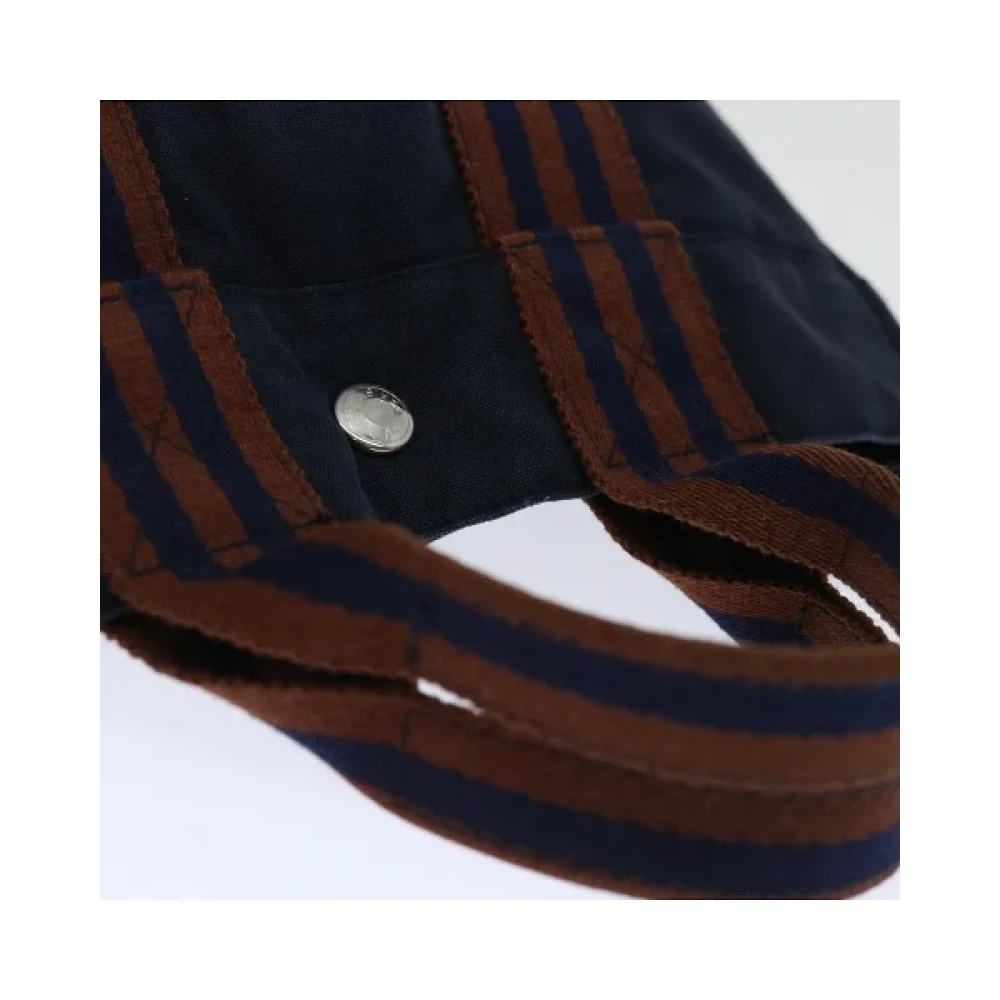 Hermès Vintage Pre-owned Canvas handbags Blue Dames