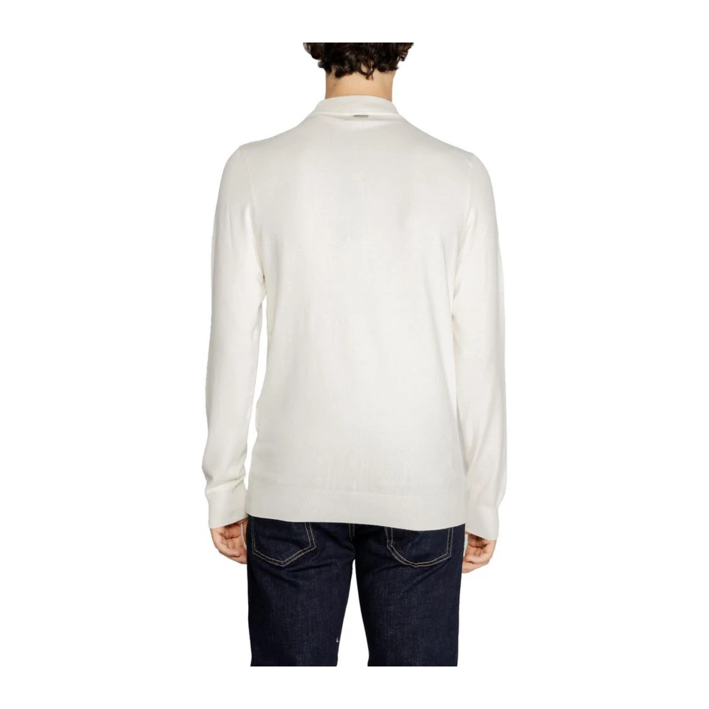 Antony Morato Gebreid Viscose T-shirt White Heren