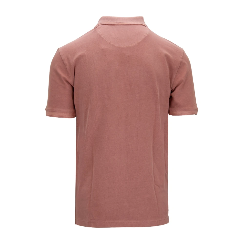 Woolrich Heren Polo Shirt met Knopen Pink Heren