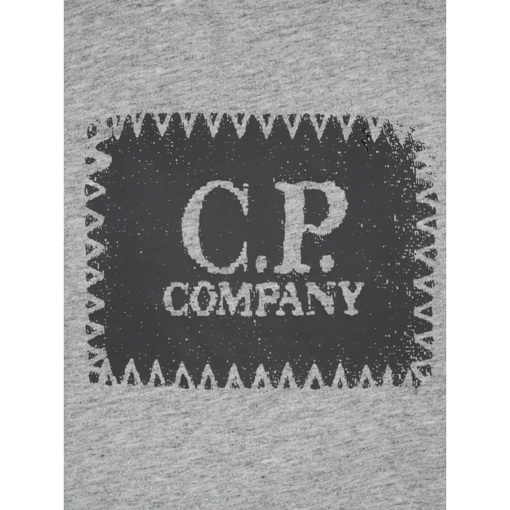 C.P. Company Korte Mouw Jersey T-shirts Gray Heren