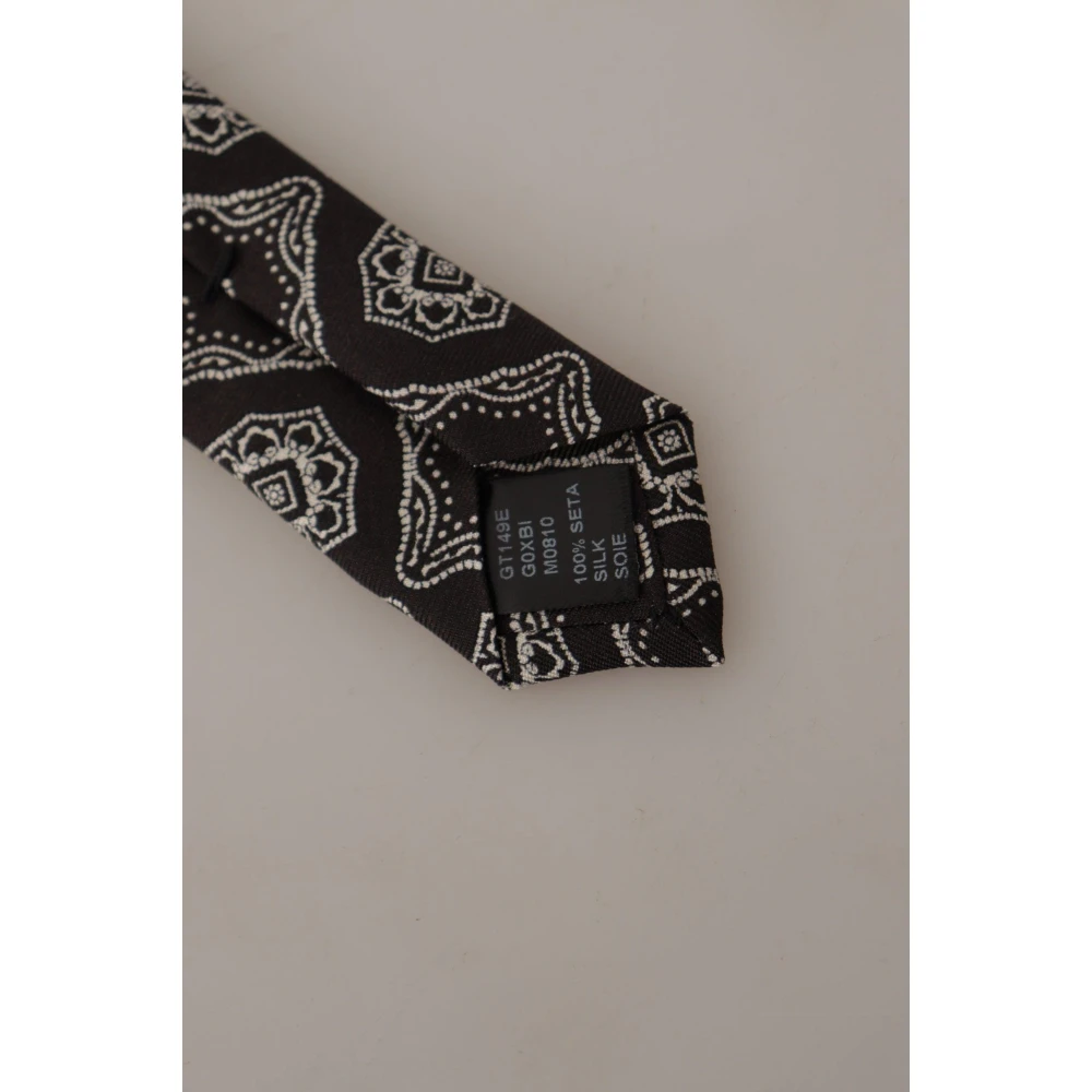 Dolce & Gabbana Professionele Klassieke Stropdassen Black Heren