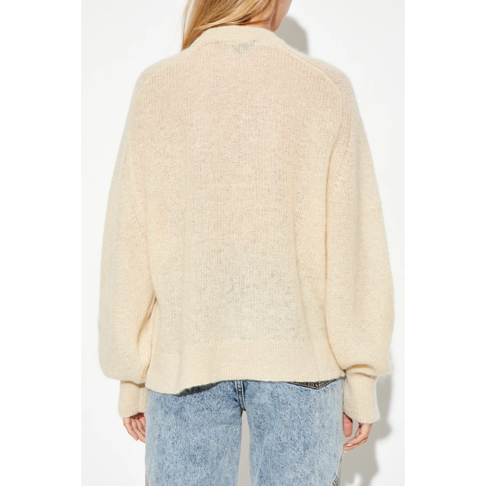 Rotate Birger Christensen Trui met Logo Beige Dames