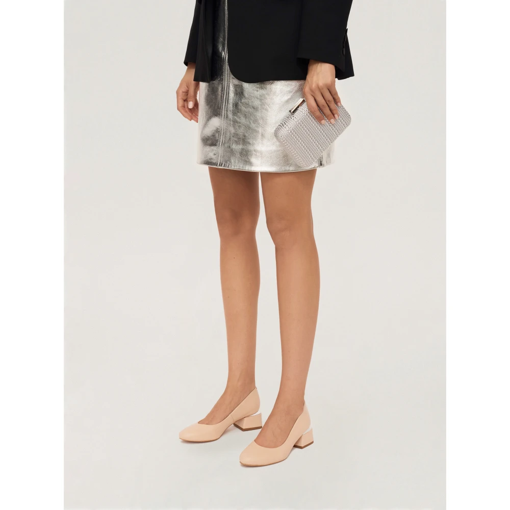 Kazar Elegante Zilveren Rhinestone Clutch Tas Gray Dames