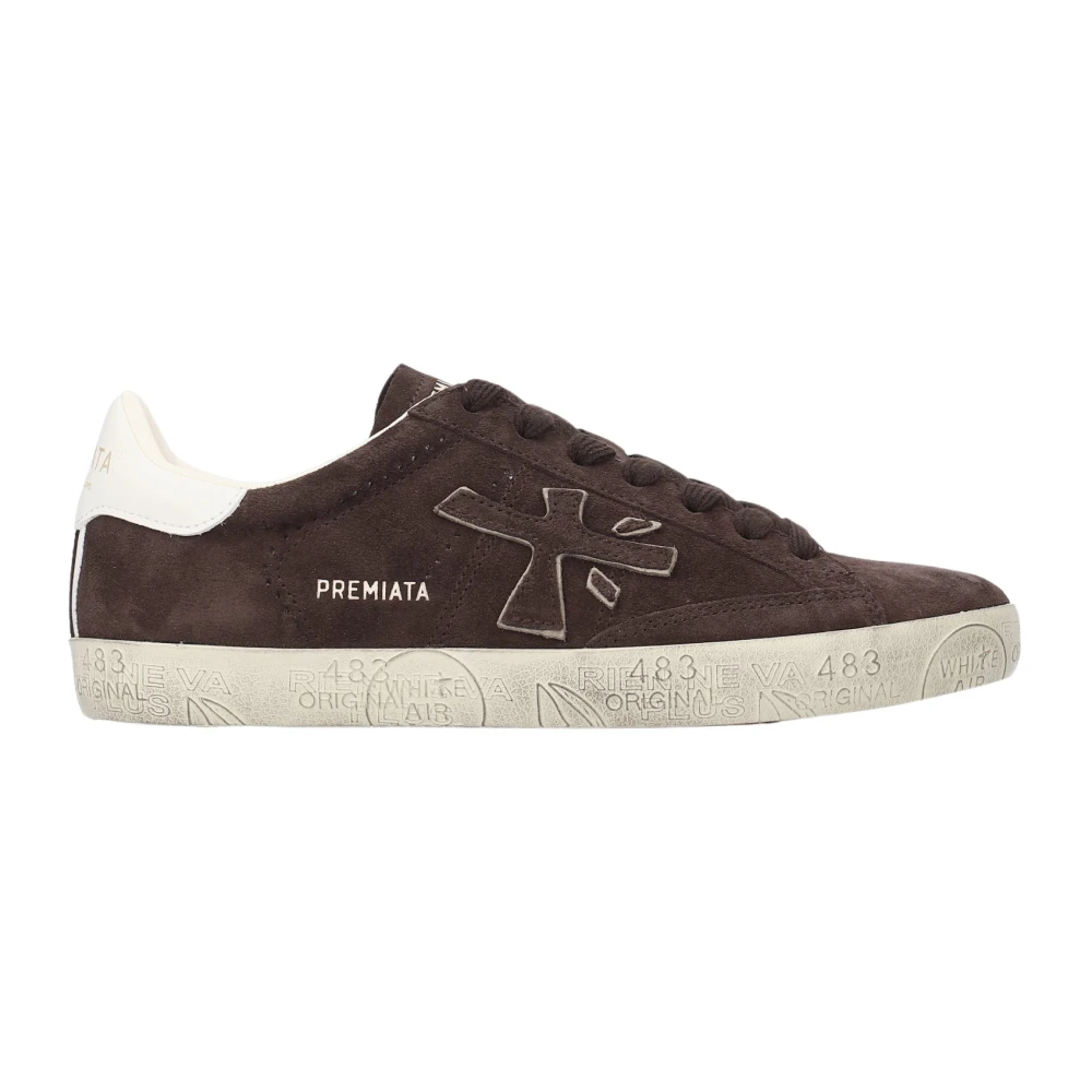 Premiata Men's Brown Sneakers, 13 Uk, Steven Trainers