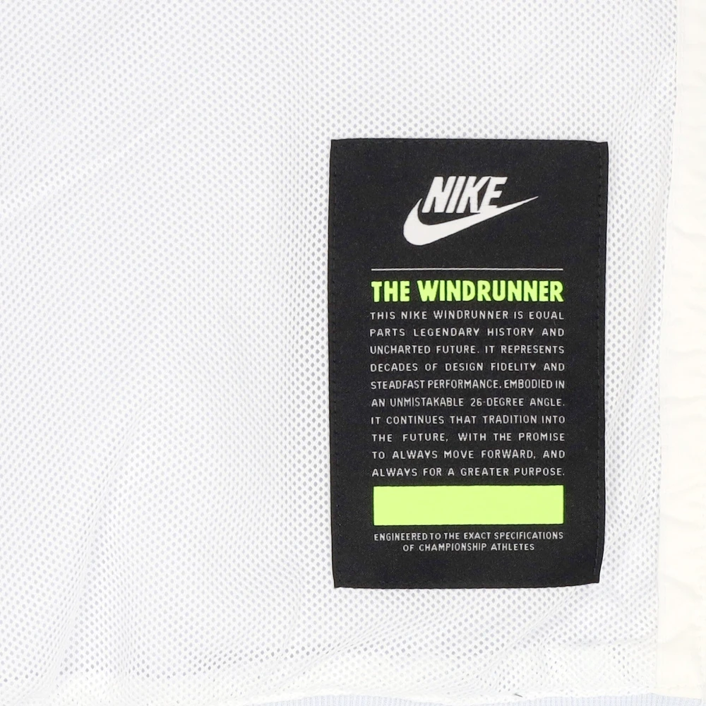 Nike Windrunner Geweven Windbreaker Jas Grijs Wit Geel White Heren