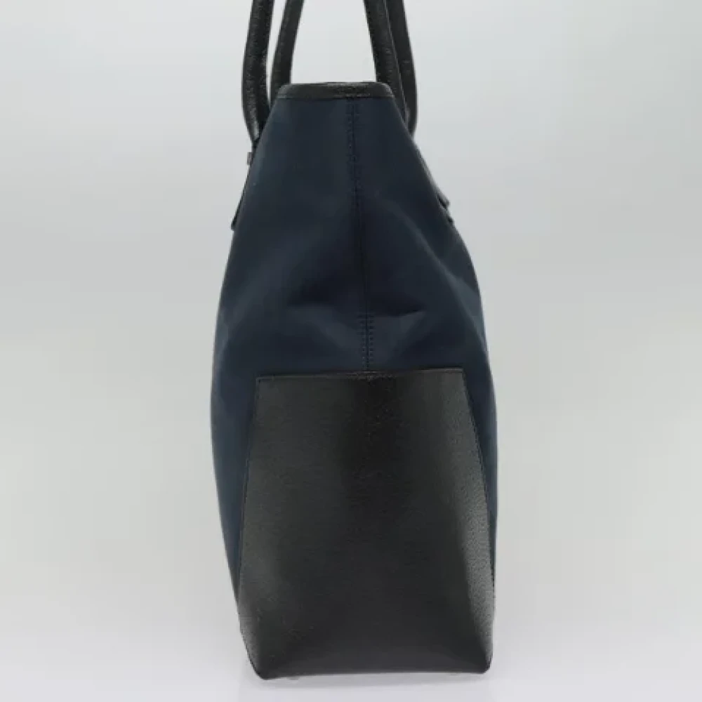 Salvatore Ferragamo Pre-owned Canvas shoulder-bags Blue Dames