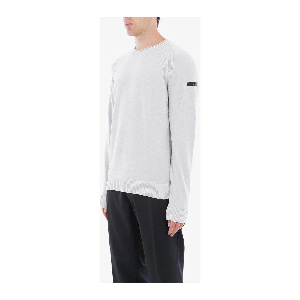 RRD Rondgebreide Pullover met Ronde Hals Gray Heren