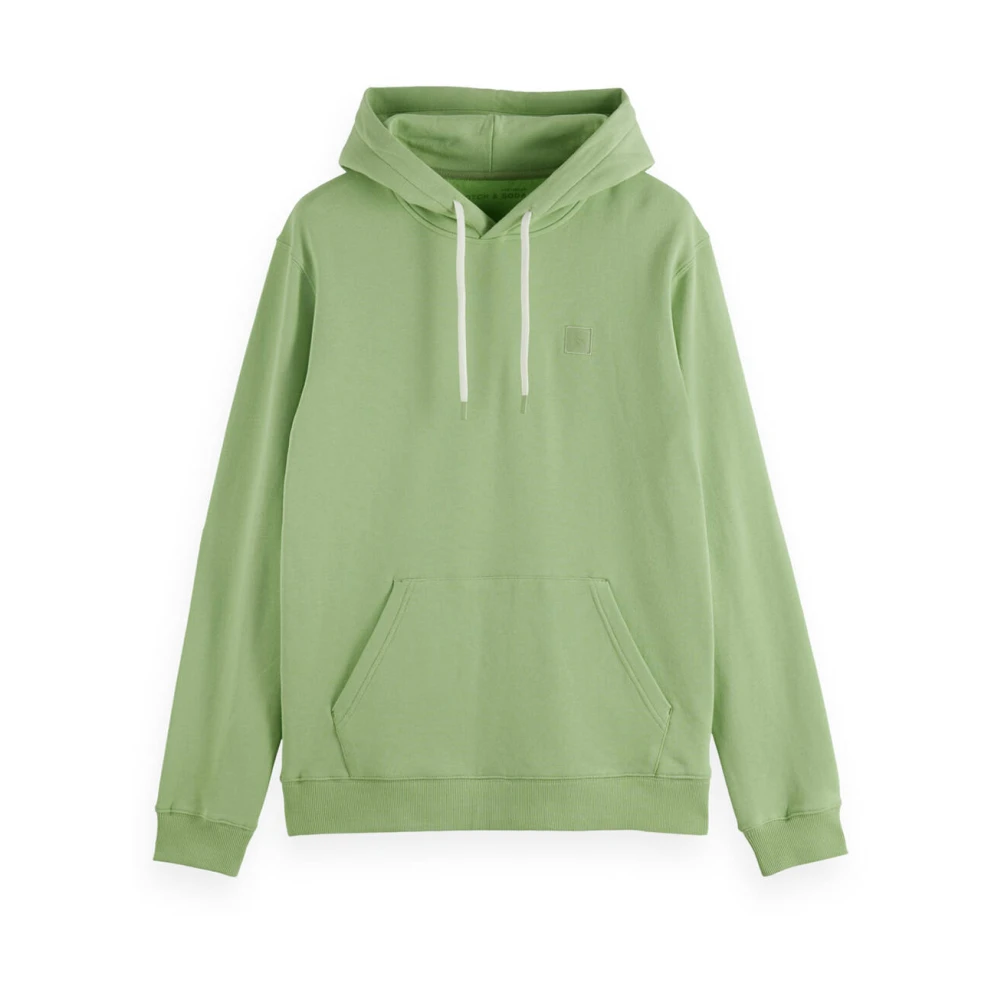 Scotch & Soda Kern Logo Sweatshirt Seizoensgebonden Regular Fit Green Heren