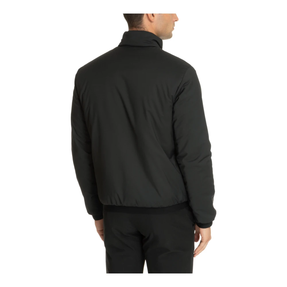 Emporio Armani EA7 Ritssluiting Effen Logo Zakken Donsjas Black Heren