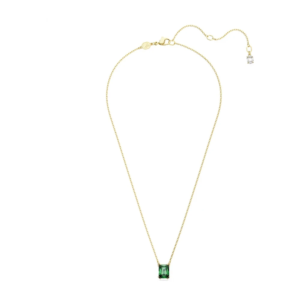Swarovski Women's Yellow Necklaces, One Size, Jewelry Pendant Green Stilla 5677141