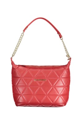 red-polyethylene-chain-handbag-with-internal-pocket