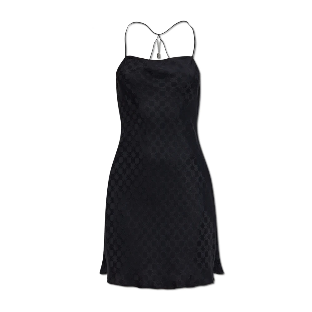 Amiri Spaghettibandjurk Black Dames