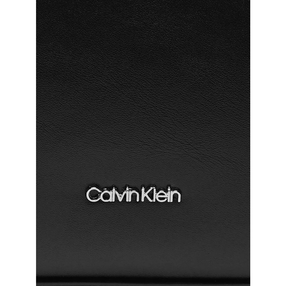 Calvin Klein Mini Quilt Medium Tote Tas Zwart Black Dames