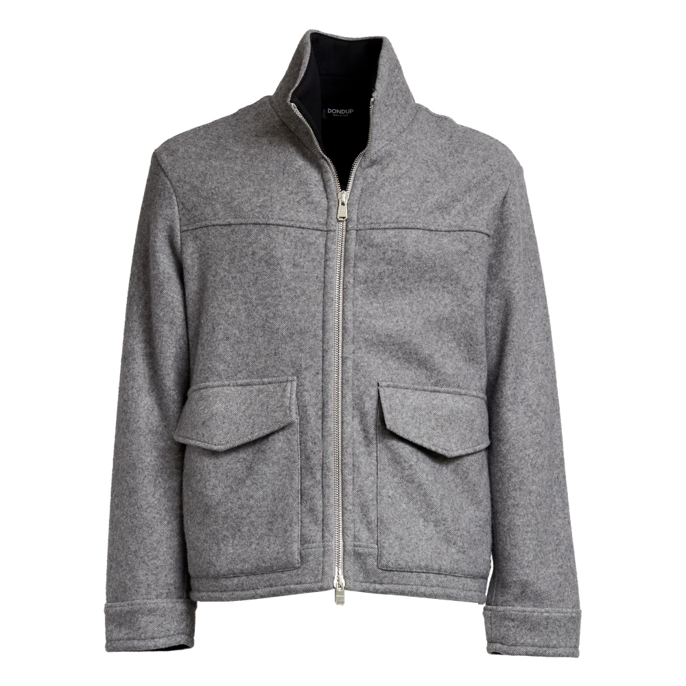 Dondup Men's Gray Regular-Fit Wool-Blend Jacket