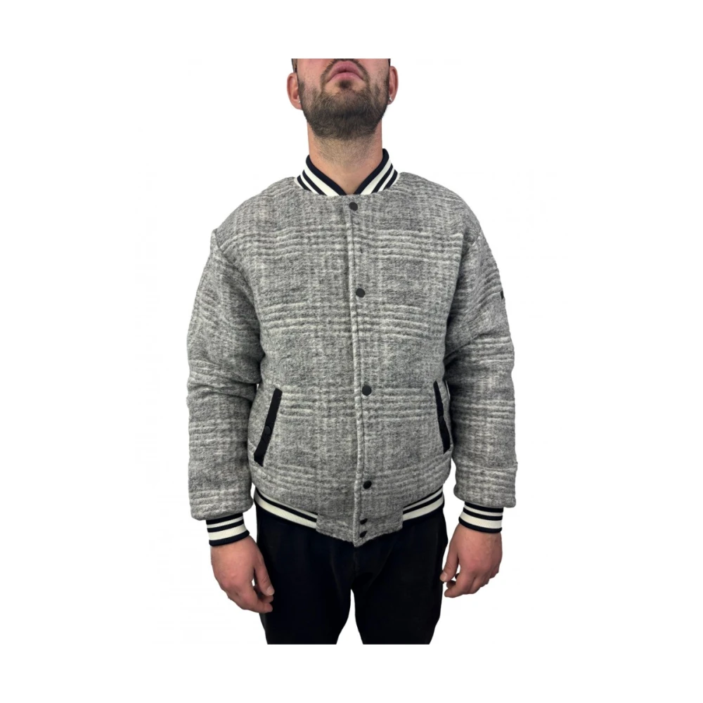 Pmds Stijlvolle Jas voor Mannen Gray Heren