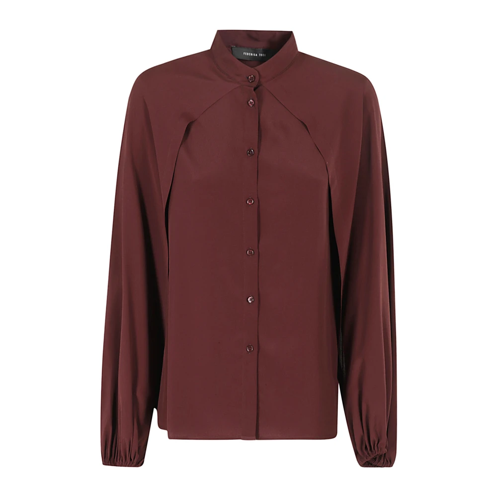 Federica Tosi Cut Out Overhemd Red Dames