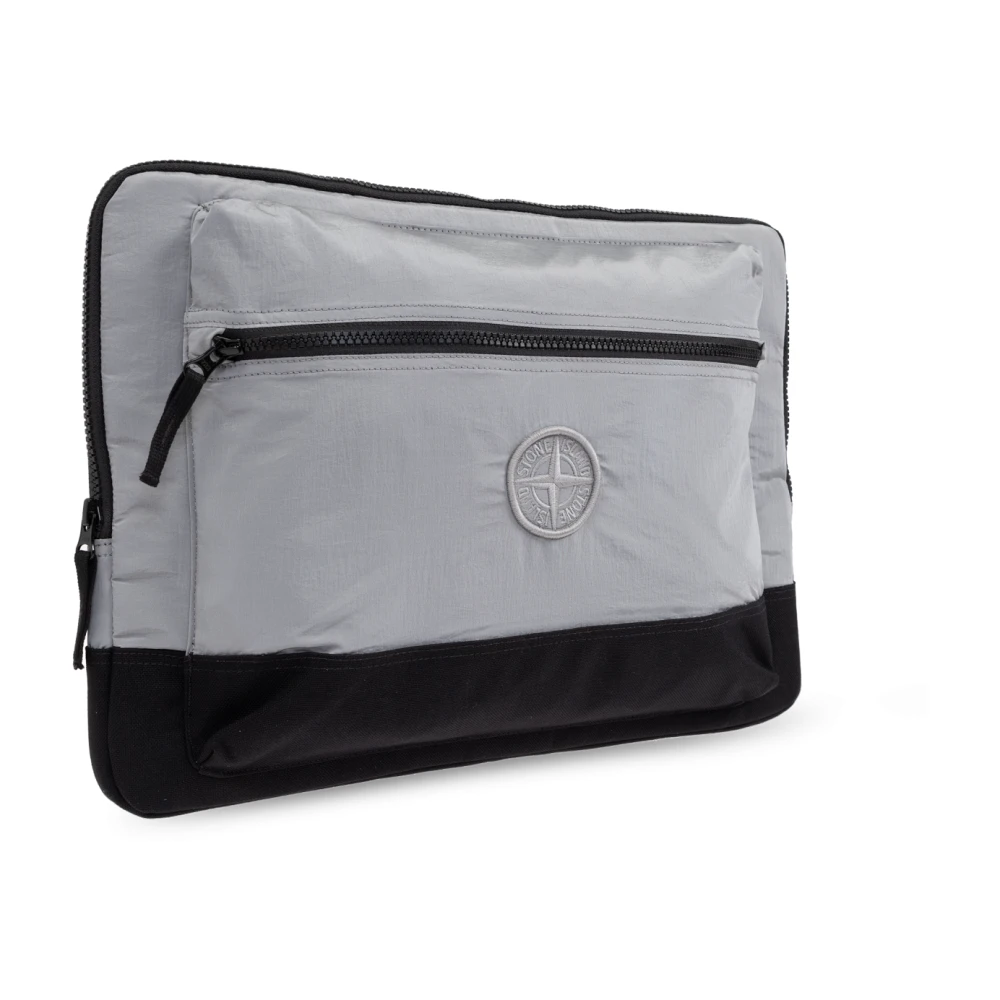 Stone Island Handtas Gray Heren