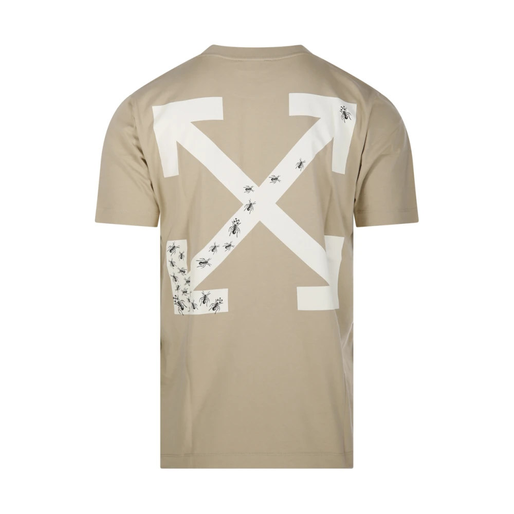 Off White Wintermos Pijl Slim Fit T-shirt Green Heren