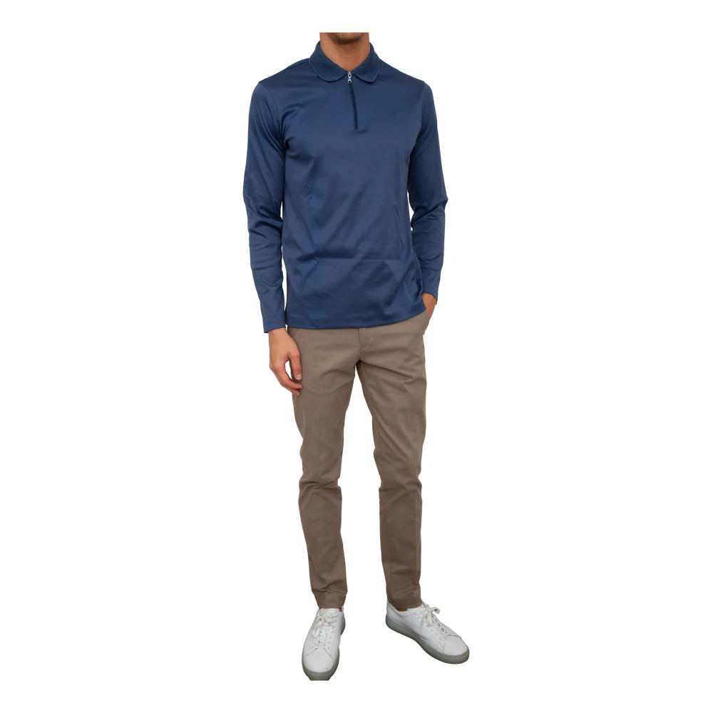 PAUL & SHARK Blauwe Katoenen Polo Blue Heren