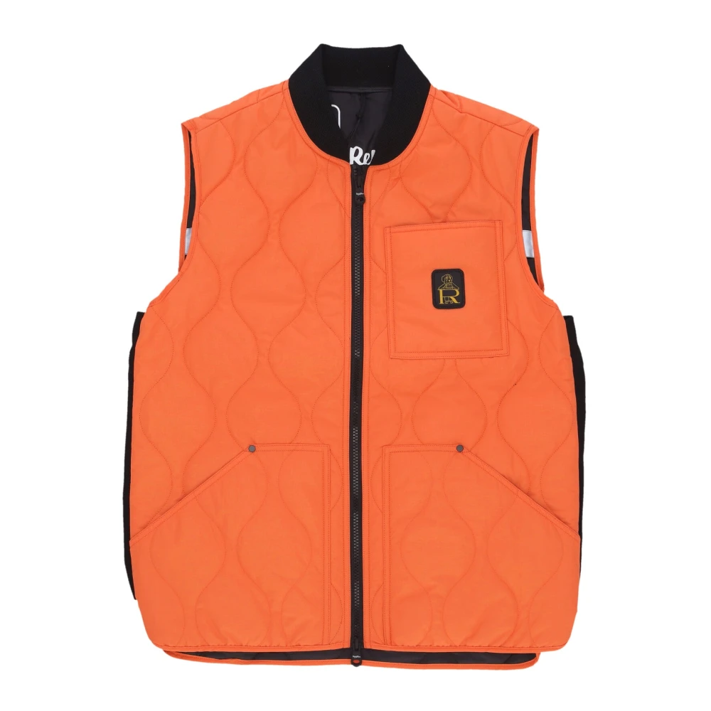 Refrigiwear Orange Waistcoats, Male, Xl, Men's Sleeveless Primaloft Vest Clay