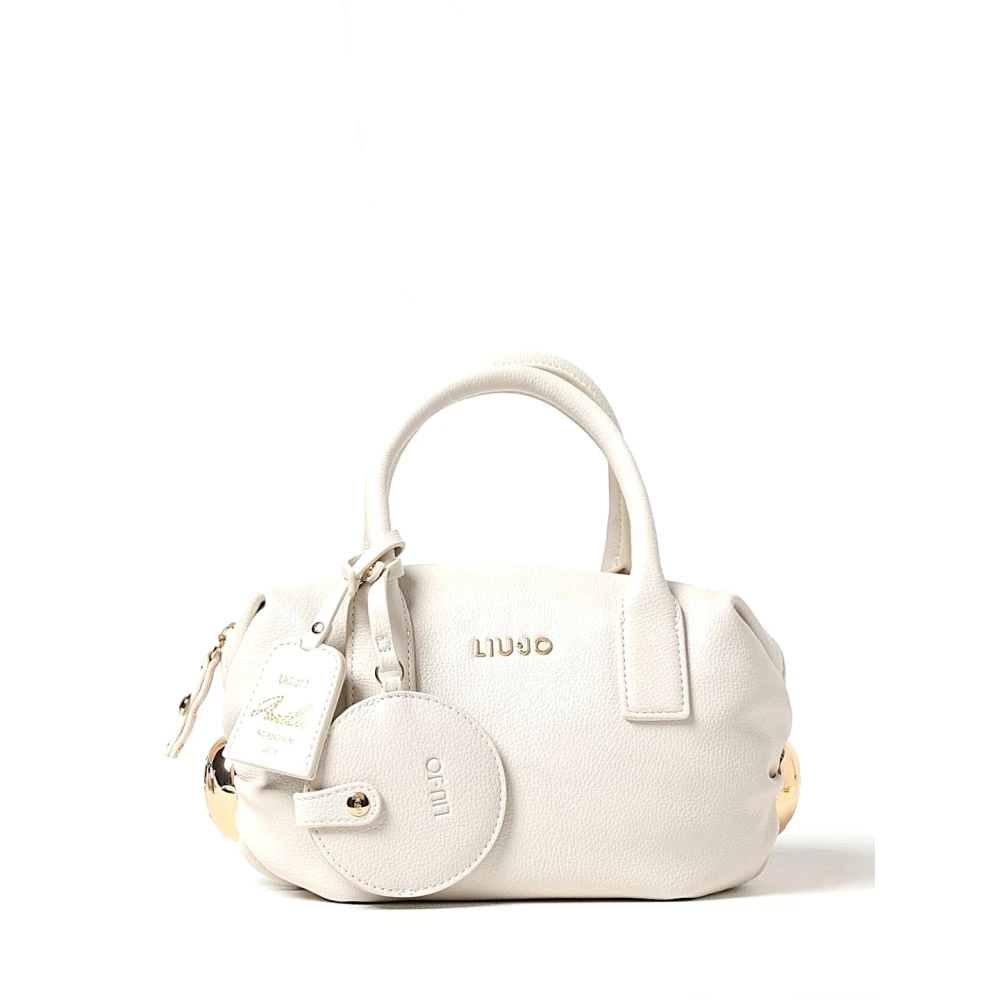 Liu Jo Women's White Handbags, One Size, Borsa A Mano In Ecopelle A Gra