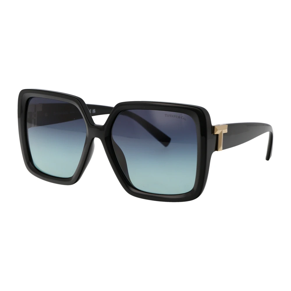 Tiffany & Co. Woman Sunglass TF4206U - Frame color: Black, Lens color: Azure Gradient Blue - Image 3