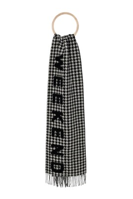 fashion-wool-scarf-black-white-houndstooth