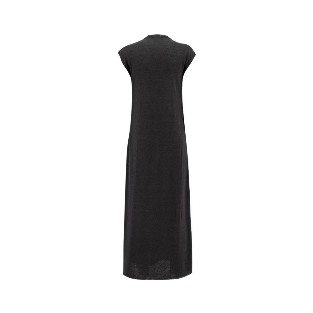 Le Tricot Perugia Maxi Jurk Gray Dames