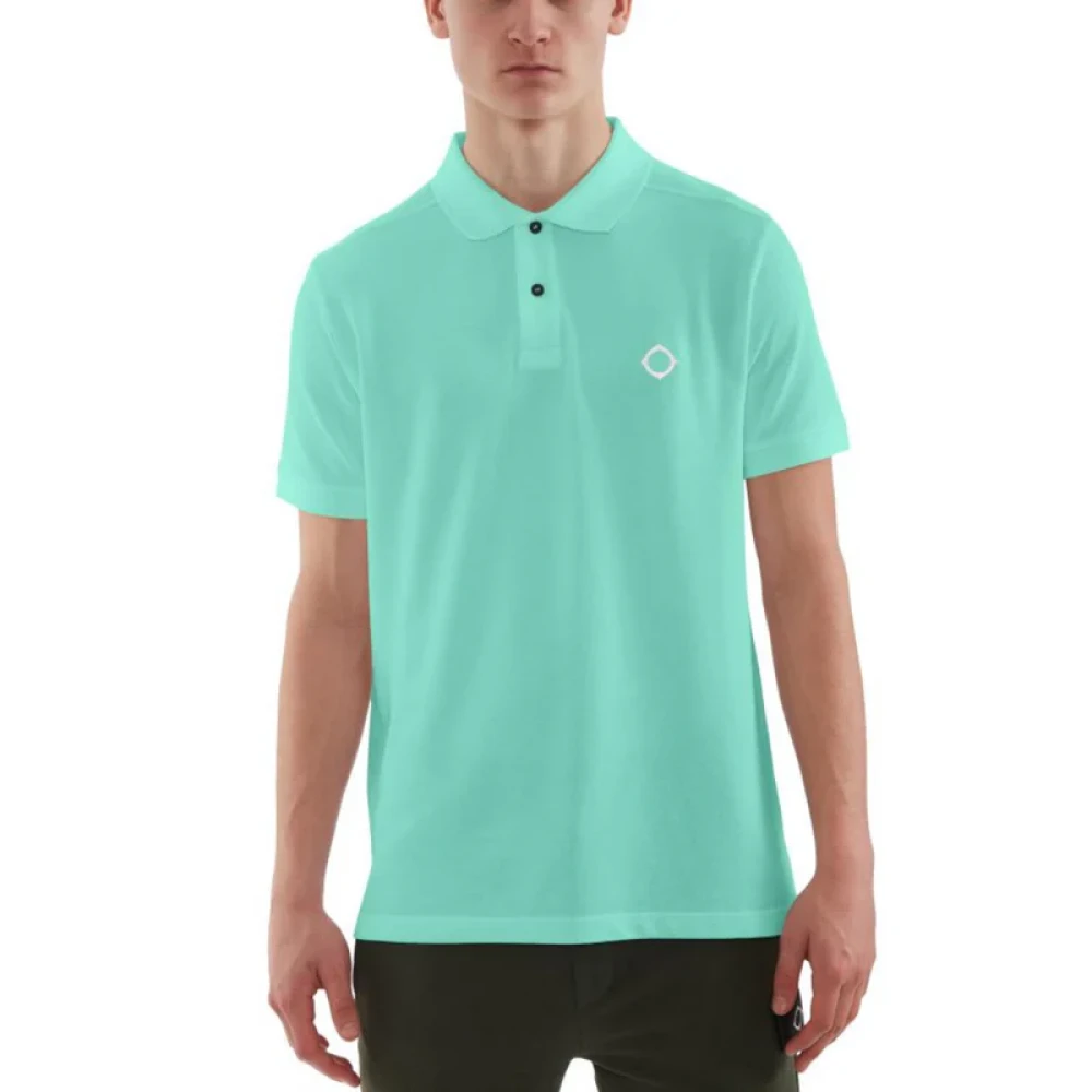 Ma.strum SS Pique Polo Aquatic Green Heren