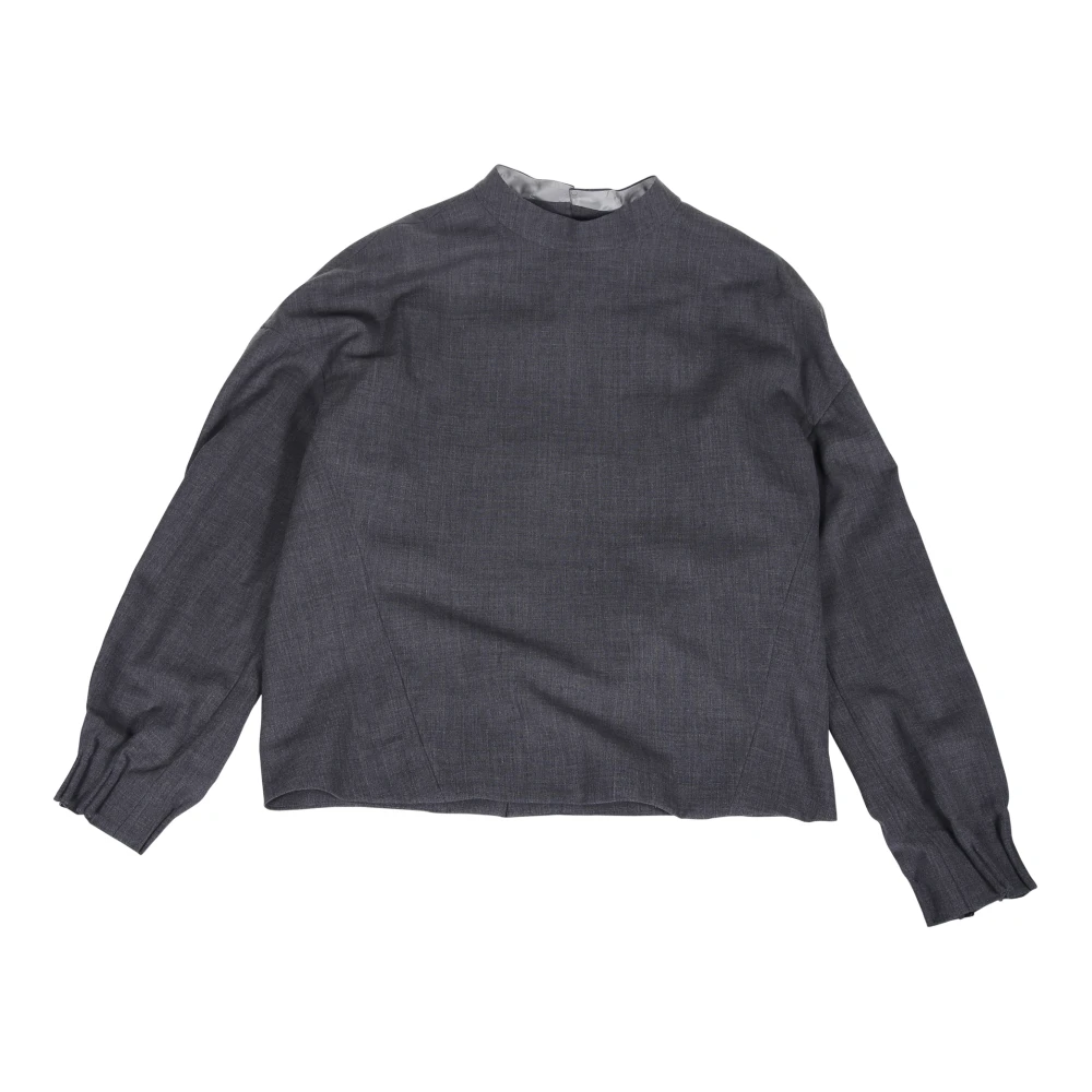 Dior Grijze Gebreide Trui Gray Heren
