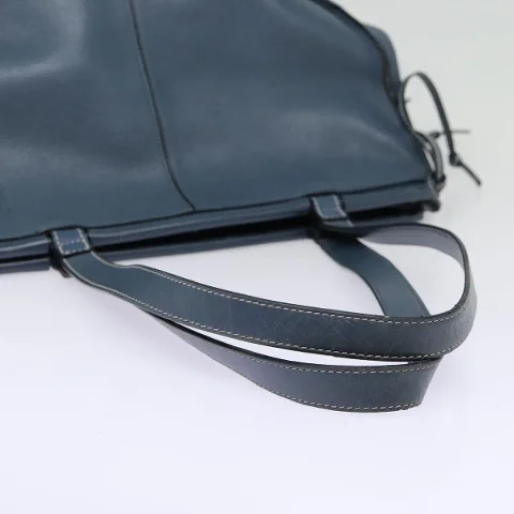 Loewe Pre-owned Leather totes Blue Dames