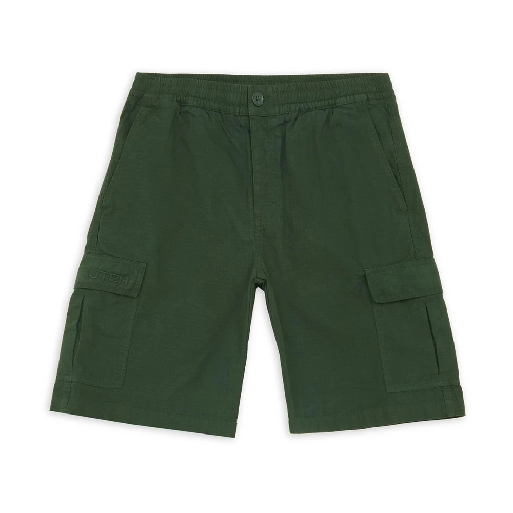 Iuter Cargo-stil Sommar Shorts Green, Herr